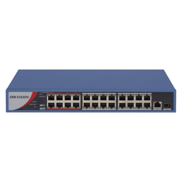 Hikvision DS-3E0326P-E/M(B) 24-Port Fast Ethernet Unmanaged PoE Switch