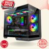 Ant Esports Crystal X4 Mid-Tower Gaming Cabinet – Dual Chamber India