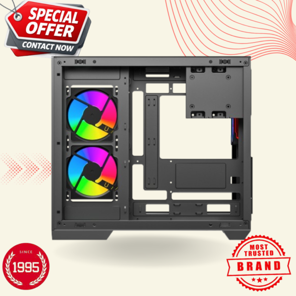 Ant Esports Crystal X4 Mid-Tower Gaming Cabinet – Dual Chamber order now