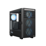 Supports ATX & mATX motherboards Center Infinity Mirror with ARGB Fans LED Lighting Control Switch Side-Hinged Tempered Glass Panel Top & Bottom Magnetic Dust Filters Type-C Front I/O Ports DAWG Y-Series 804 Black – ARGB Gaming Cabinet with Infinity Mirror