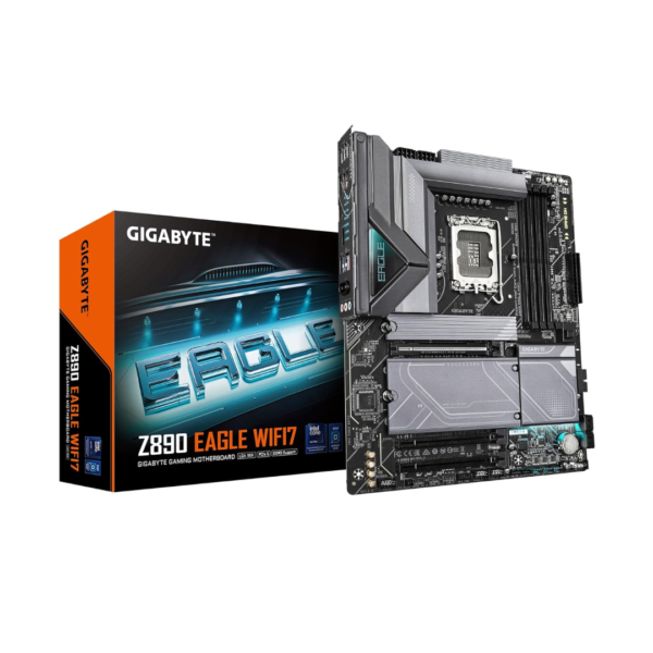 Digital VRM (60A) for powerful, stable performance Reinforced PCIe 5.0 UD slot with EZ-Latch Plus M.2 support up to 25110 with EZ-Latch Plus & Thermal Guard Fully covered MOSFET heatsinks for better cooling Ultra-fast Wi-Fi 7 (2×2) with EZ-Plug High-speed 2.5GbE LAN USB 4.0 Type-C & USB 3.2 Gen2 Type-C ports Supports high-speed DDR5 memory for next-gen builds
