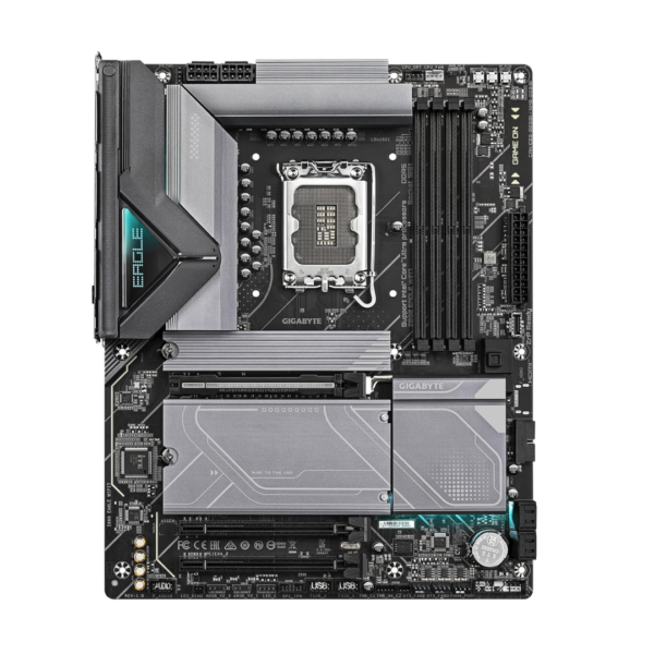 Digital VRM (60A) for powerful, stable performance Reinforced PCIe 5.0 UD slot with EZ-Latch Plus M.2 support up to 25110 with EZ-Latch Plus & Thermal Guard Fully covered MOSFET heatsinks for better cooling Ultra-fast Wi-Fi 7 (2×2) with EZ-Plug High-speed 2.5GbE LAN USB 4.0 Type-C & USB 3.2 Gen2 Type-C ports Supports high-speed DDR5 memory for next-gen builds