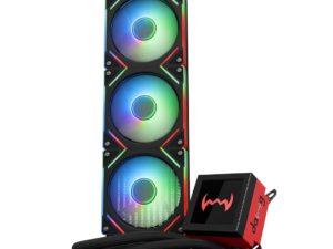 daWg W-L360AIO 360mm Liquid Cooler with 3.4” IPS Display (Black)