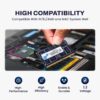 16GB DDR4 2666MHz Laptop RAM Compatible with Intel & AMD