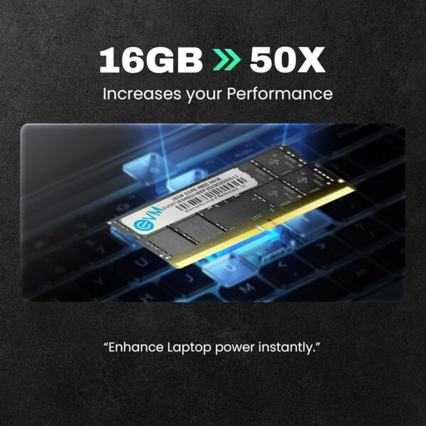 16GB DDR5 SODIMM 4800MHz RAM for Laptop