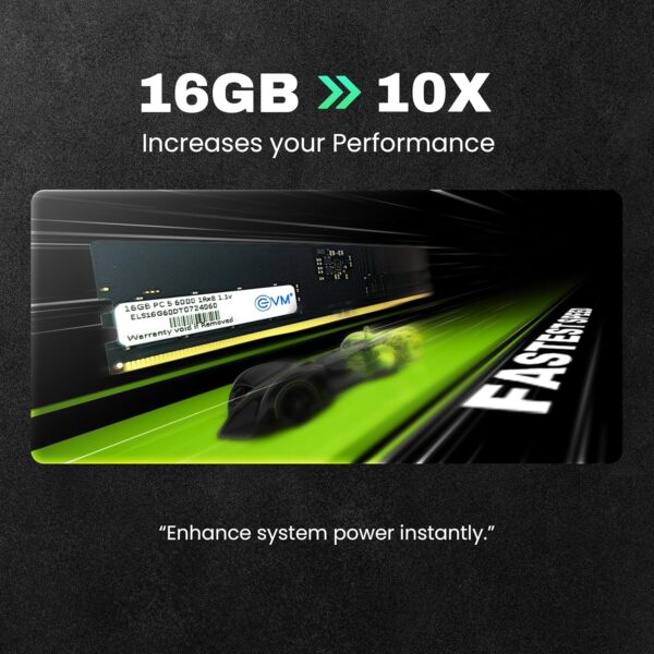 EVM DDR5 6000MHz 16GB UDIMM Desktop RAM Module