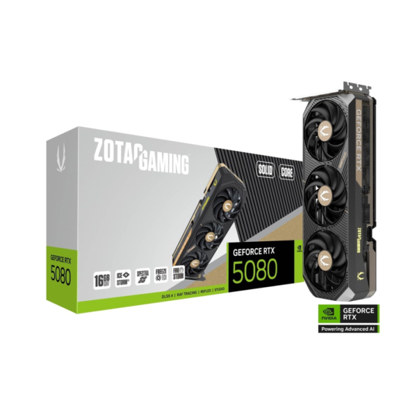Zotac Gaming GeForce RTX 5080 Solid Core 16GB GPU at Padamshree infotech