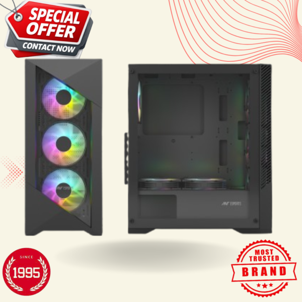 ANT Esports ICE 270G 6F ARGB ATX Mid Tower Case