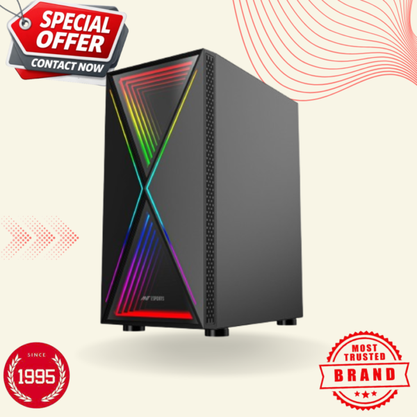 Buy now! Ant Esports Infinity X ATX Mid Tower Case