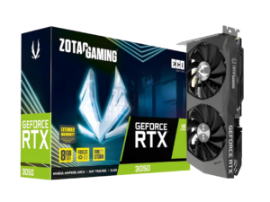 Zotac RTX 3050 ECO 8GB GDDR6 gaming graphics card