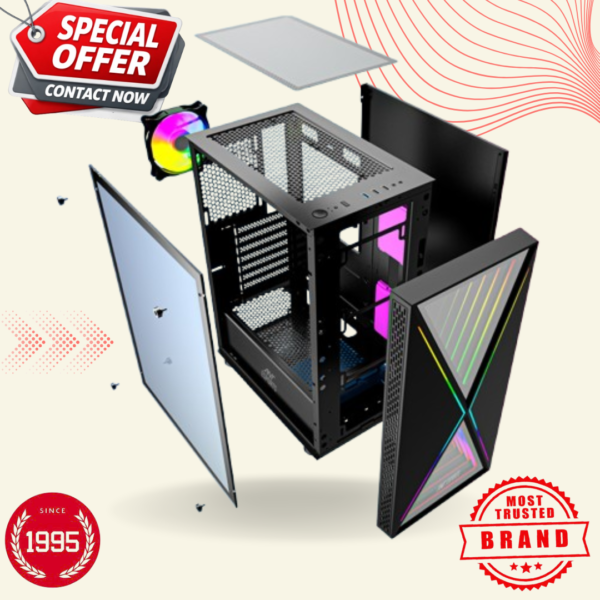 Best Cabinet Ant Esports Infinity X ATX Mid Tower Case