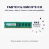4GB DDR3 1600MHz EVM RAM compatible with desktop motherboards