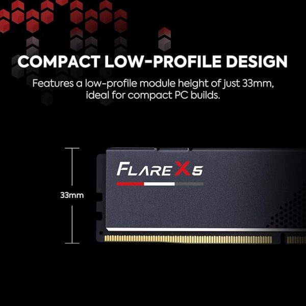 AMD optimized G.Skill Flare X5 64GB DDR5 6000MHz RAM kit