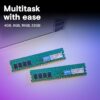 Crucial 8GB DDR4 3200MHz desktop memory low power consumption