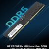 HP 16GB DDR5 4800MHz PC memory for office and gaming use