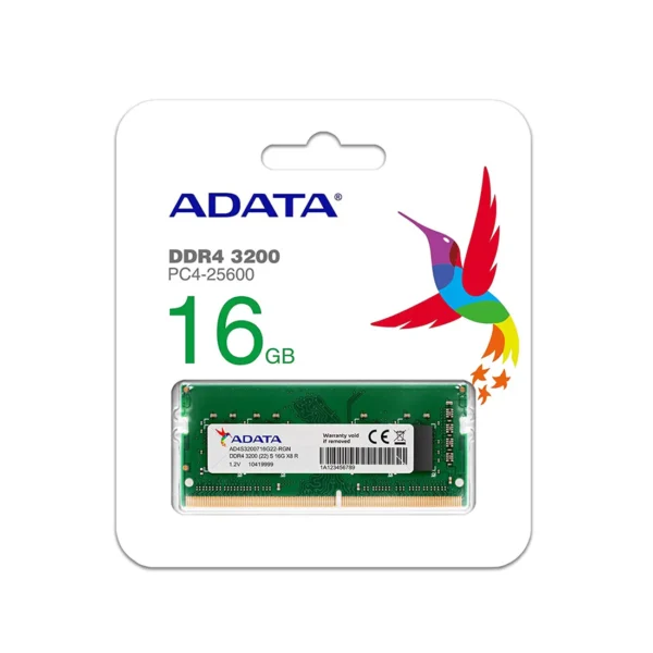 ADATA Premier DDR4 3200MHz 16GB Laptop Memory Stick