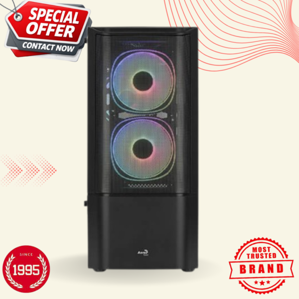 AeroCool Quantum Mesh RGB ATX Mid Tower Case India