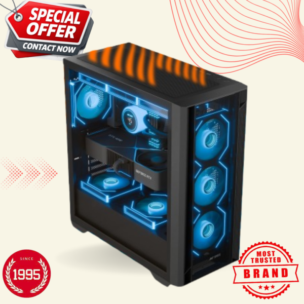 Buy Ant Esports AQUA 360 4F ARGB E-ATX Mid Tower Case