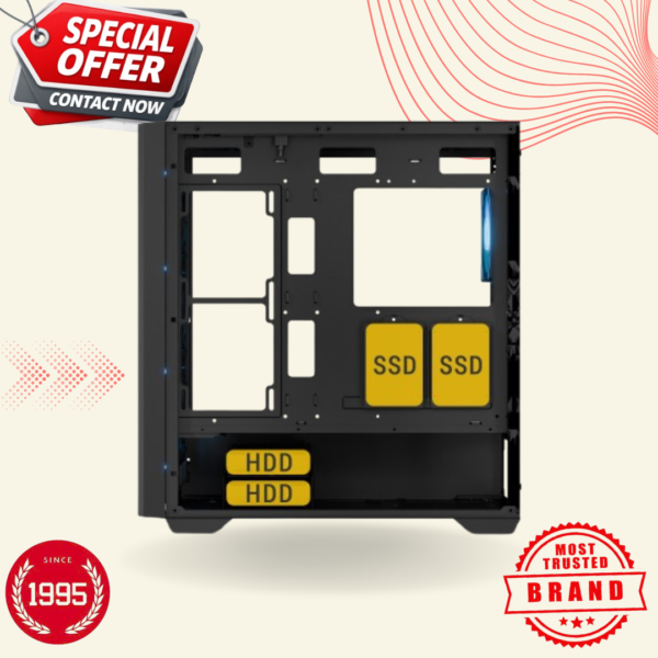 Ant Esports AQUA 360 4F ARGB E-ATX Mid Tower Case in India