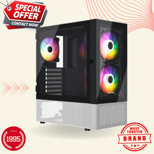 Ant Esports Pepper 5F ARGB ATX Mid Tower Case besy brand