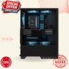 Upgrade your PC with a modern mid tower case featuring LCD display, vibrant ARGB lighting, efficient airflow, and strong build quality for gaming setups. best price