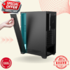 Boy now Upgrade your PC with a modern mid tower case featuring LCD display, vibrant ARGB lighting, efficient airflow, and strong build quality for gaming setups.