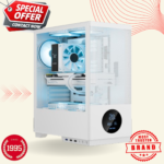 Ant Esports X2 LCD White ARGB ATX Mid Tower Case in online