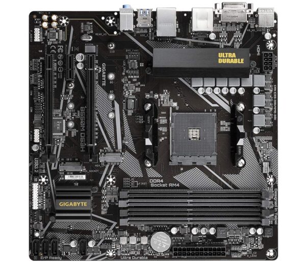 GIGABYTE B550M DS3H Ultra Durable AM4 Micro-ATX Motherboard at padamshree infotech