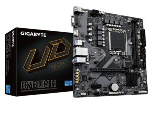 GIGABYTE B760MH DDR5 Motherboard (Intel LGA 1700, Micro-ATX) at padamshree infotech