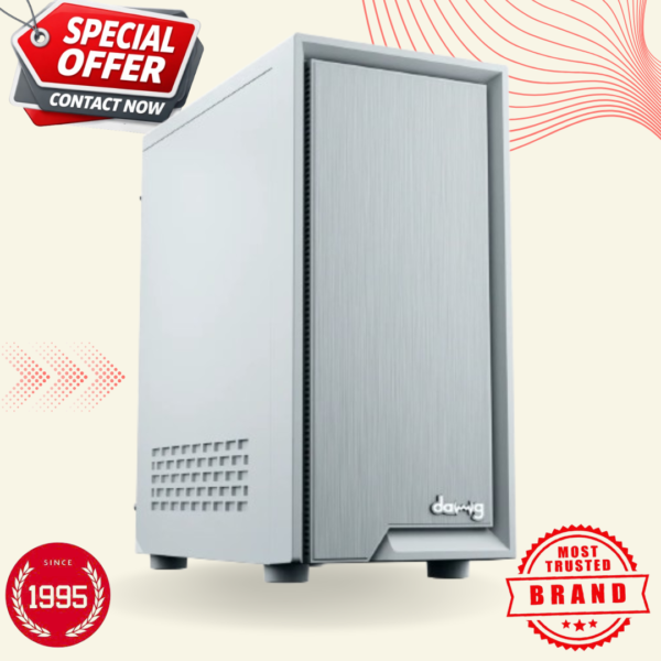 Dawg V 210 White ATX Mid Tower Case in India