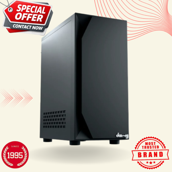 Dawg V 211 ATX Mid Tower Gaming Case Front View