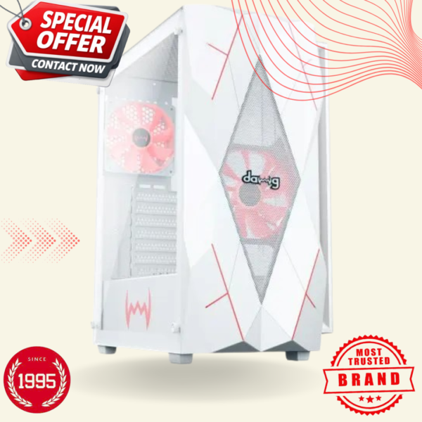 Dawg V 240 White ATX Mid Tower Case Online
