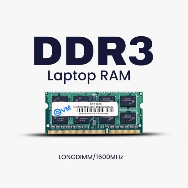 8GB DDR3 EVM laptop RAM for smooth multitasking