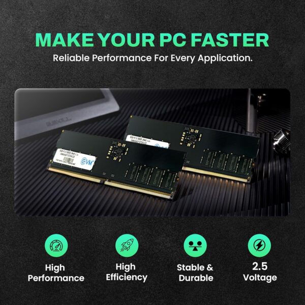EVM 8GB DDR5 5600MHz PC Memory Module