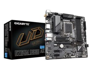 GIGABYTE B760M DS3H AX DDR5 Motherboard (LGA 1700, Wi-Fi 6E, PCIe 4.0) at padsmhree infotech