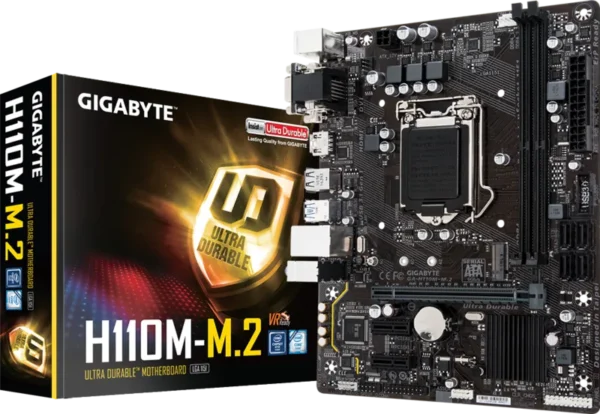 GIGABYTE H110M-M.2 DDR4 Motherboard (Intel 6th & 7th Gen Support) at padamshree infotech