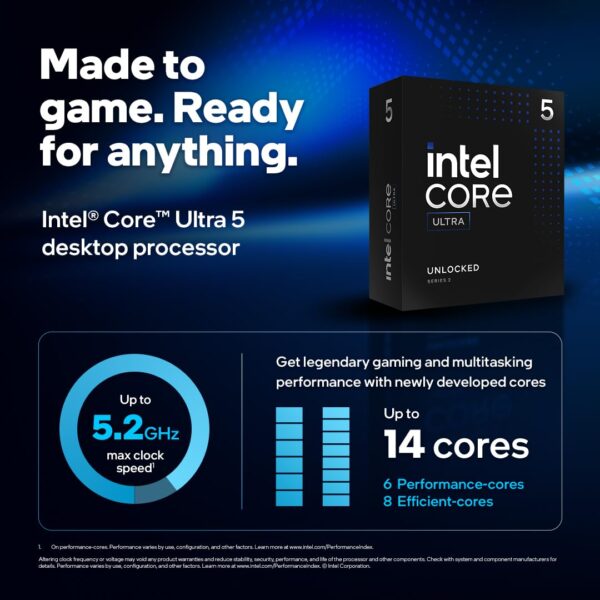 Intel Core Ultra 5 245K Advanced Desktop Processor