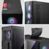 MSI MAG Forge 320R Gaming Cabinet with RGB Lighting