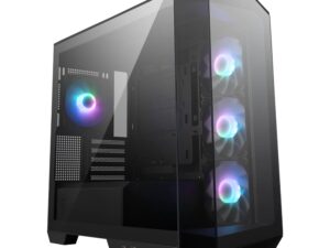 MSI MAG PANO M100R PZ Black Gaming Cabinet with ARGB Fans Mid Tower