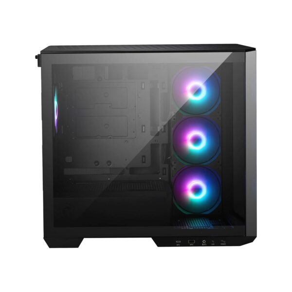 MSI PANO M100R PZ Black Mid Tower Case RGB Fans High Airflow Cabinet