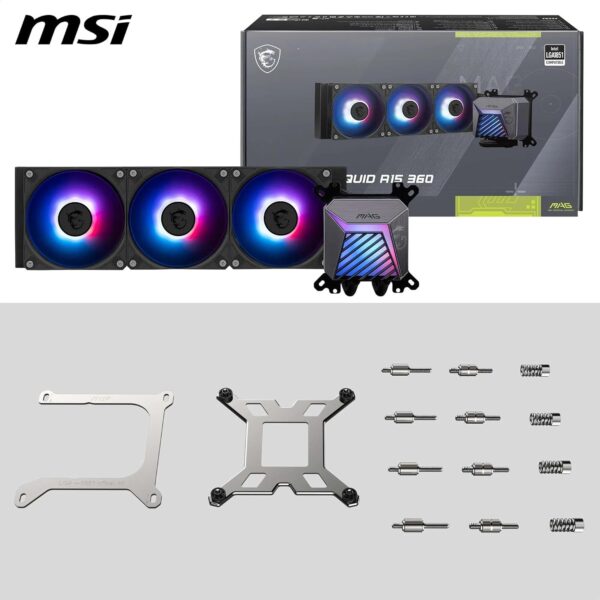 MSI A15 360mm ARGB AIO CPU Liquid Cooler