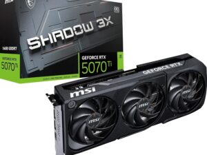 MSI GeForce RTX 5070 Ti Shadow 3X OC 16GB GDDR7 graphics card at Padamshree infotech