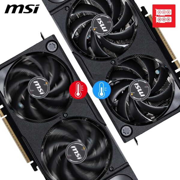 MSI RTX 5070 Ti Shadow 3X OC 16GB triple fan gaming GPU