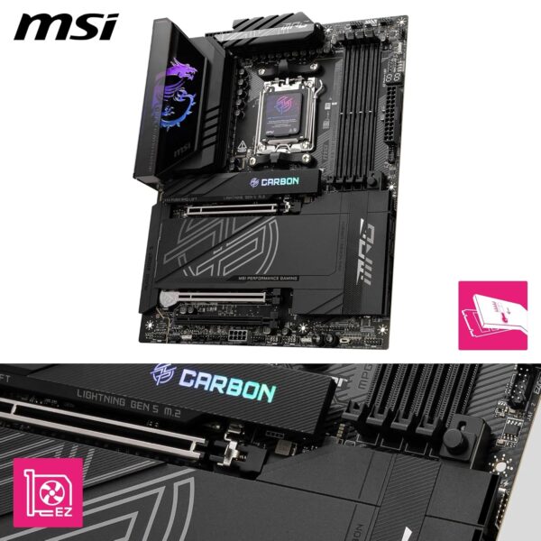 MSI MPG X870E Carbon WiFi ATX AM5 DDR5 Motherboard