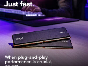 Crucial 16GB DDR5 5600MHz Pro RAM high performance memory module
