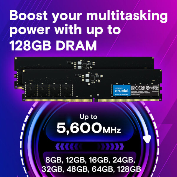Crucial 16GB DDR5 4800MHz PC Memory Module
