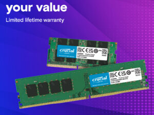 4GB DDR4 Crucial RAM high performance memory module at padamshree infotech