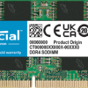Crucial 8GB DDR4 3200MHz new RAM for desktop and laptop upgrade