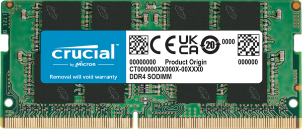 Crucial 8GB DDR4 3200MHz new RAM for desktop and laptop upgrade
