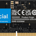 Crucial 8GB DDR5 4800MHz laptop memory low power consumption